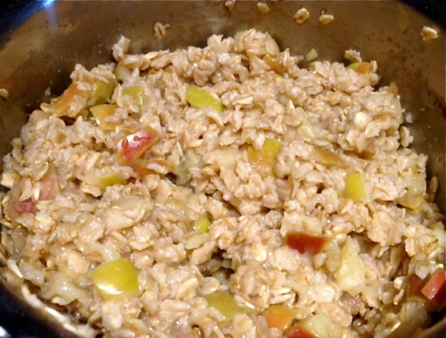 Buy prepared flavoured oatmeal? This is an easy, less expensive, and healthy alternative. 